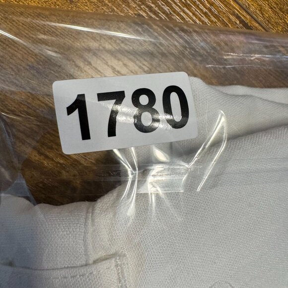 Alan Flusser Mens White Linen Blend Pants 38X30 Coastal Old Money‎ Quiet Luxury - Picture 6 of 6